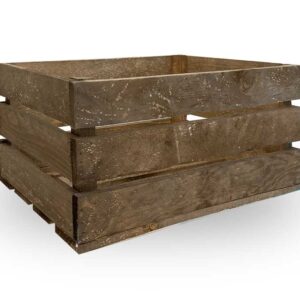 caja de madera envejecida