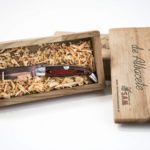 Navaja de Albacete Hecha a Mano Modelo Teja Madera Roja