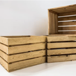 Set 3 Cajas Grandes Naturales Madera