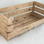 Caja Grande Natural con Apertura Sam, Madera, Beige,