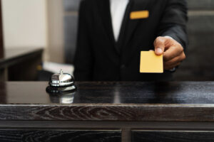 Recepción de hotel