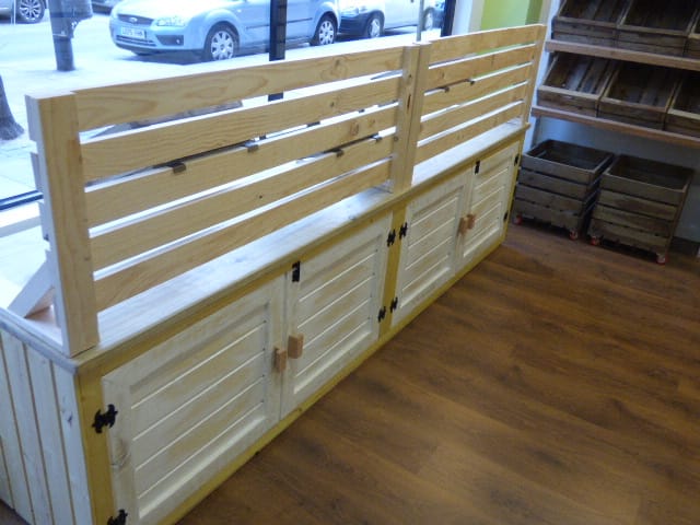 Muebles para tienda ecológica